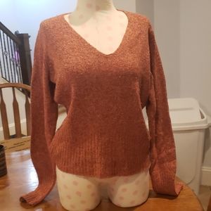 Rust orange sweater